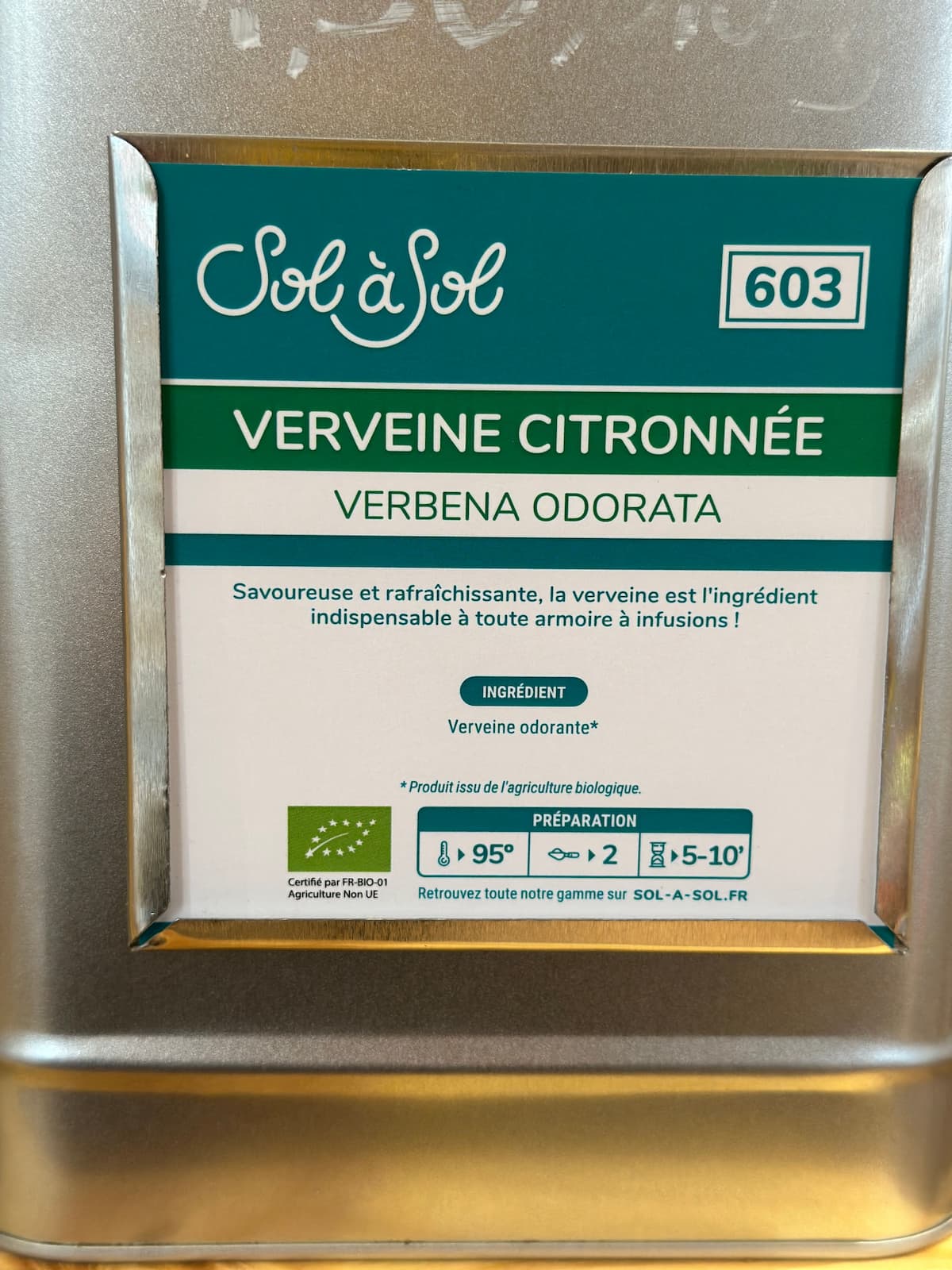 Tisane - Verveine citronnée