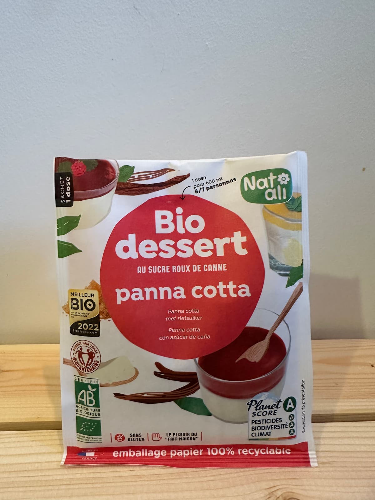 PANNA COTTA BIO - 45g